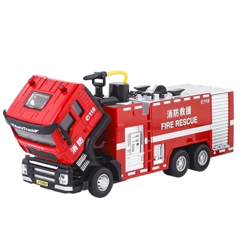 RYUEXING for 1/32 Feuerwehrauto [kann Wasser Sprühen] Tanker Simulation Legierung Druckguss Automodell Kinderspielzeug Sammlung Ornamente von RYUEXING
