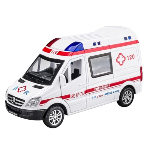 RYUEXING for 1/32 Krankenwagen Simulation Legierung Druckguss Automodell Kinderspielzeug Sammlung Ornamente von RYUEXING