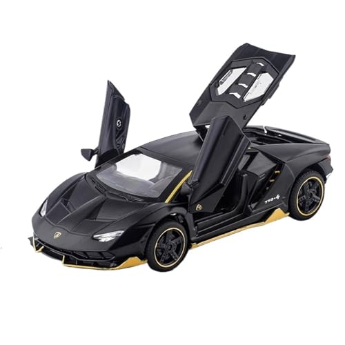RYUEXING for 1/32 LP770 Sportwagen Simulation Legierung Druckguss Automodell Kinderspielzeug Sammlung Ornamente(Black) von RYUEXING