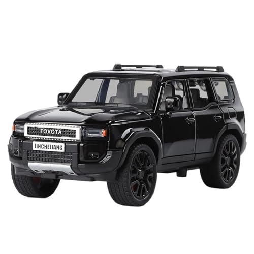 RYUEXING for 1/32 Prado SUV Simulation Legierung Druckguss Automodell Kinderspielzeug Sammlung Ornamente(Black) von RYUEXING