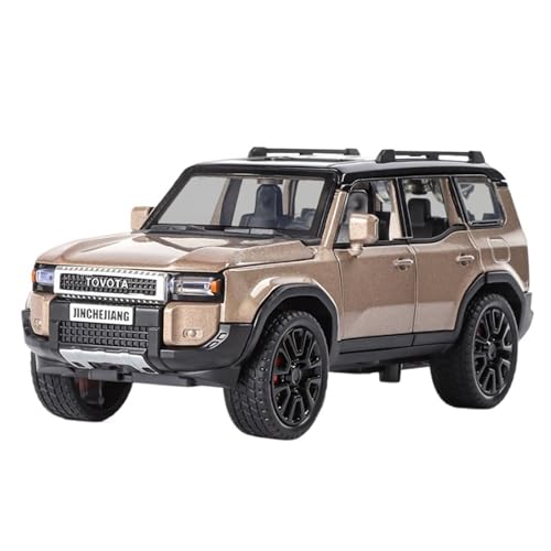 RYUEXING for 1/32 Prado SUV Simulation Legierung Druckguss Automodell Kinderspielzeug Sammlung Ornamente(Champagne (Color)) von RYUEXING