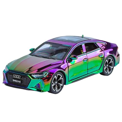 RYUEXING for 1/32 RS7 Beschichtung Version Simulation Legierung Druckguss Auto Modell Kinderspielzeug Sammlung Ornamente(Purple) von RYUEXING