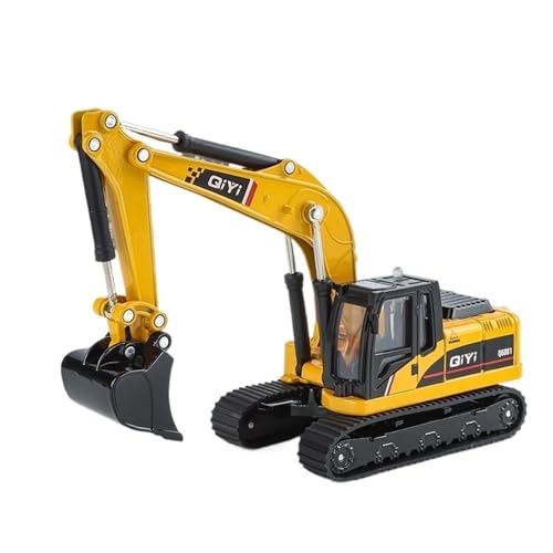 RYUEXING for 1/60 Bagger Simulation Legierung Druckguss Auto Modell Kinder Spielzeug Sammlung Ornamente(Yellow) von RYUEXING