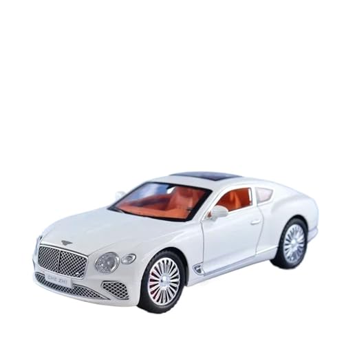 RYUEXING for 1:24 GT Hohe Simulation Diecast Metall Legierung Modell Auto Sound Licht Pull Back Sammlung Kinder Spielzeug A539(White with Box) von RYUEXING