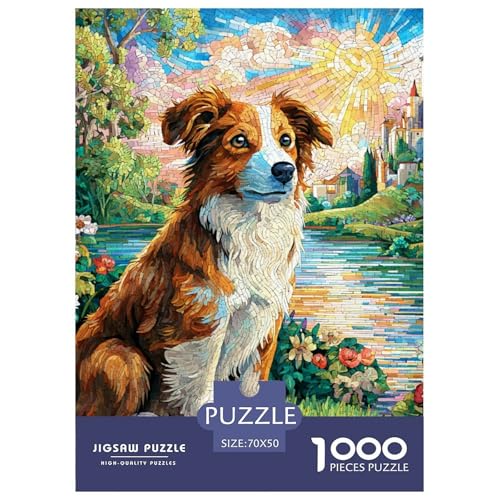 Airedale Terrier 1000-teiliges Pet Puzzle Für Die Ganze Familie Erwachsenenpuzzle Mit Wimmelbild Puzzlespiel Themen-Puzzle Mit 70x50cm/1000pcs Airedale Terrier 1000-teiliges Pet Puzzle Für Die Ganze Familie Erwachsenenpuzzle Mit Wimmelbild Puzzlespiel Themen-Puzzle Mit 70x50cm/1000pcs von RYVABXYAK
