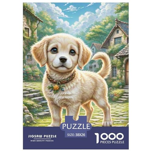Beagle 1000-teiliges Dog Puzzle Für Die Ganze Familie Geschicklichkeitsspiel DIY Herausfordernde 38x26cm/1000pcs von RYVABXYAK
