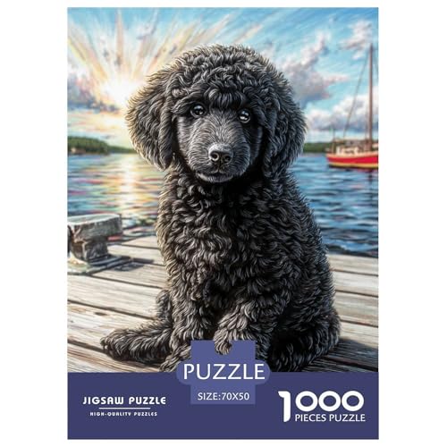 Cute Dog 1000-teiliges Pet Puzzle Familien Geschicklichkeitsspiel Unmöglich Puzzles 70x50cm/1000pcs von RYVABXYAK