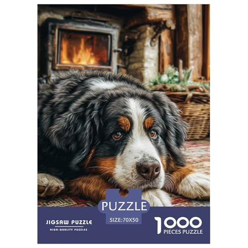 Cute Dog 1000-teiliges Pet Puzzle Für Die Ganze Familie Geschicklichkeitsspiel DIY Herausfordernde 70x50cm/1000pcs von RYVABXYAK