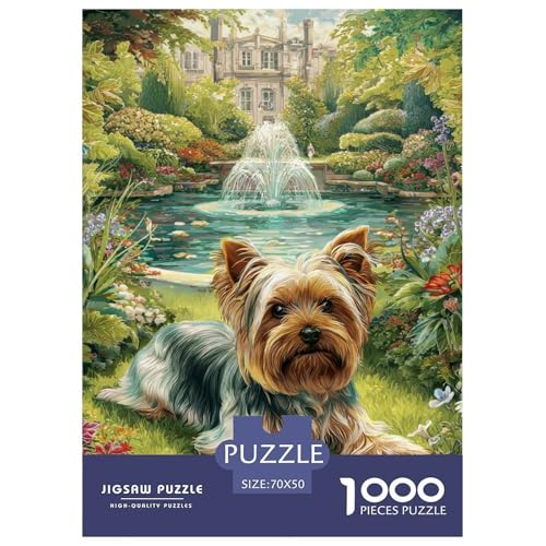 Cute Dog 1000-teiliges Pet Puzzle Für Die Ganze Familie Klassische Puzzlespiel Themen-Puzzle Mit 70x50cm/1000pcs von RYVABXYAK