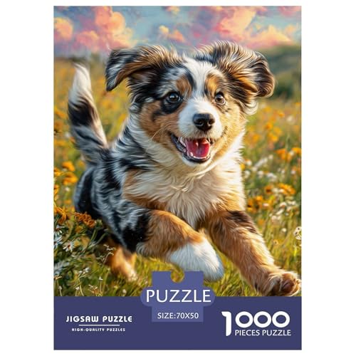 Cute Dog 1000-teiliges Pet Puzzle Für Die Ganze Familie Klassische Unmöglich Puzzles 70x50cm/1000pcs von RYVABXYAK