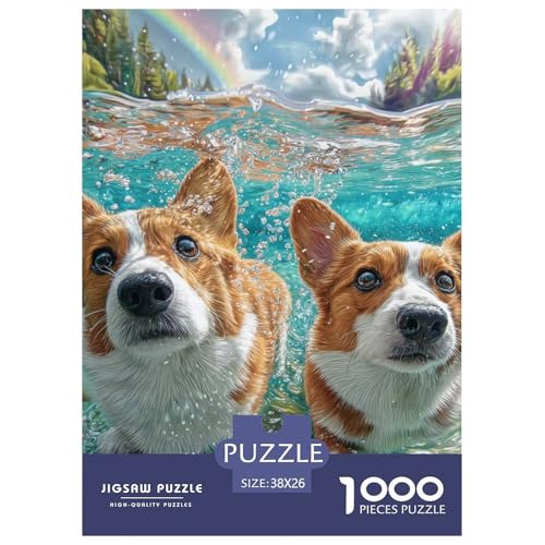 Cute Dog 1000-teiliges Pet Puzzle Für Erwachsene Geschicklichkeitsspiel Anspruchsvolles Puzzle 38x26cm/1000pcs Cute Dog 1000-teiliges Pet Puzzle Für Erwachsene Geschicklichkeitsspiel Anspruchsvolles Puzzle 38x26cm/1000pcs von RYVABXYAK
