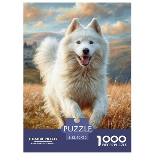 Cute Pet Dog 1000-teiliges Pet Puzzle Familien Geschicklichkeitsspiel Anspruchsvolles Puzzle 70x50cm/1000pcs von RYVABXYAK