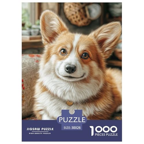 Cute Pet Dog 1000-teiliges Pet Puzzle Familien Geschicklichkeitsspiel DIY Herausfordernde 38x26cm/1000pcs Cute Pet Dog 1000-teiliges Pet Puzzle Familien Geschicklichkeitsspiel DIY Herausfordernde 38x26cm/1000pcs von RYVABXYAK