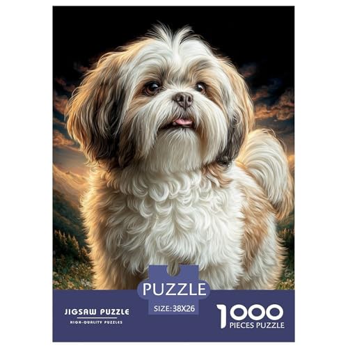 Cute Pet Dog 1000-teiliges Pet Puzzle Familien Geschicklichkeitsspiel Puzzlespiel Themen-Puzzle Mit 38x26cm/1000pcs Cute Pet Dog 1000-teiliges Pet Puzzle Familien Geschicklichkeitsspiel Puzzlespiel Themen-Puzzle Mit 38x26cm/1000pcs von RYVABXYAK