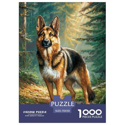 Cute Pet Dog 1000-teiliges Pet Puzzle Familien Geschicklichkeitsspiel Puzzlespiel Themen-Puzzle Mit 70x50cm/1000pcs von RYVABXYAK