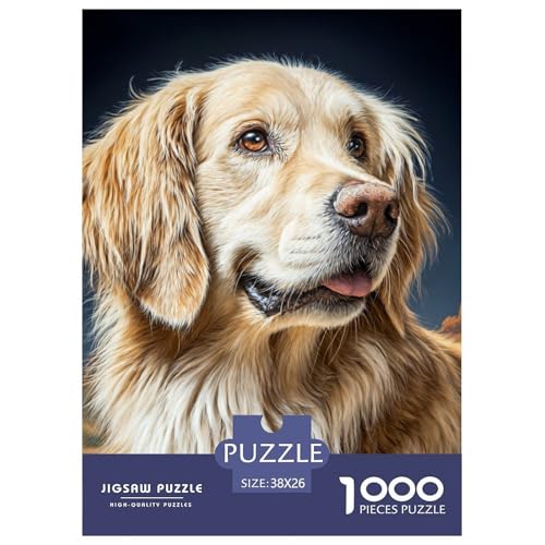 Cute Pet Dog 1000-teiliges Pet Puzzle Familien Geschicklichkeitsspiel Unmöglich Puzzles 38x26cm/1000pcs von RYVABXYAK