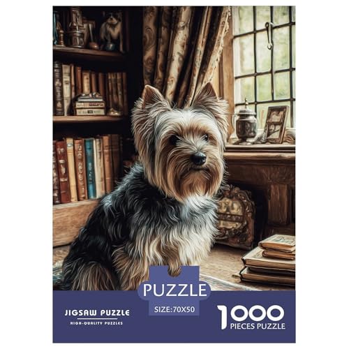 Cute Pet Dog 1000-teiliges Pet Puzzle Für Die Ganze Familie Erwachsenenpuzzle Mit Wimmelbild DIY Herausfordernde 70x50cm/1000pcs von RYVABXYAK