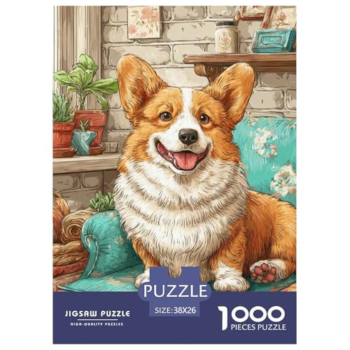 Cute Pet Dog 1000-teiliges Pet Puzzle Für Die Ganze Familie Erwachsenenpuzzle Mit Wimmelbild Puzzlespiel Themen-Puzzle Mit 38x26cm/1000pcs Cute Pet Dog 1000-teiliges Pet Puzzle Für Die Ganze Familie Erwachsenenpuzzle Mit Wimmelbild Puzzlespiel Themen-Puzzle Mit 38x26cm/1000pcs von RYVABXYAK