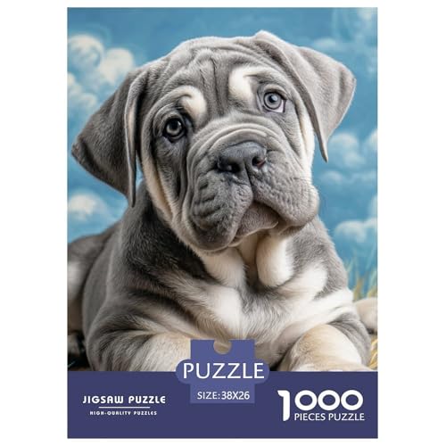 Cute Pet Dog 1000-teiliges Pet Puzzle Für Die Ganze Familie Geschicklichkeitsspiel Anspruchsvolles Puzzle 38x26cm/1000pcs von RYVABXYAK