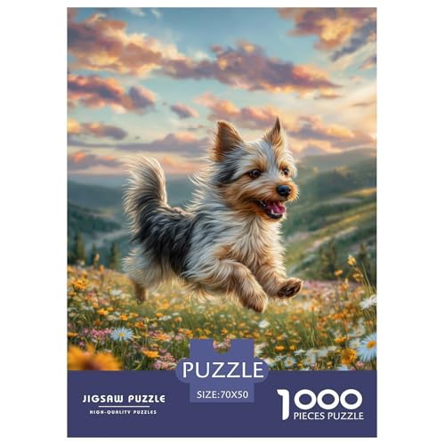 Cute Pet Dog 1000-teiliges Pet Puzzle Für Die Ganze Familie Geschicklichkeitsspiel Anspruchsvolles Puzzle 70x50cm/1000pcs von RYVABXYAK