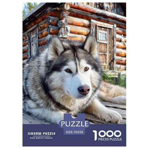 Cute Pet Dog 1000-teiliges Pet Puzzle Für Die Ganze Familie Geschicklichkeitsspiel Anspruchsvolles Puzzle 70x50cm/1000pcs von RYVABXYAK