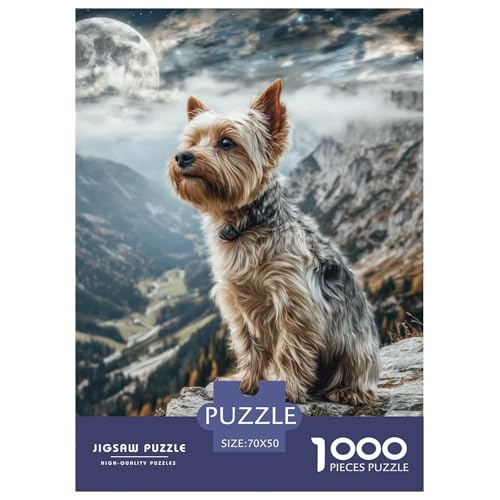 Cute Pet Dog 1000-teiliges Pet Puzzle Für Die Ganze Familie Geschicklichkeitsspiel Anspruchsvolles Puzzle 70x50cm/1000pcs von RYVABXYAK