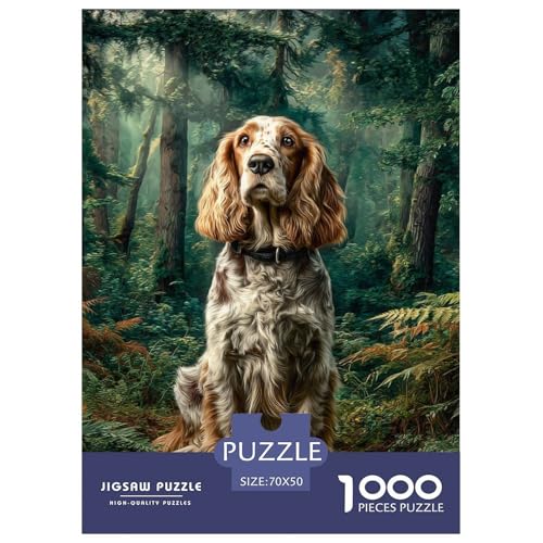 Cute Pet Dog 1000-teiliges Pet Puzzle Für Die Ganze Familie Geschicklichkeitsspiel Anspruchsvolles Puzzle 70x50cm/1000pcs von RYVABXYAK