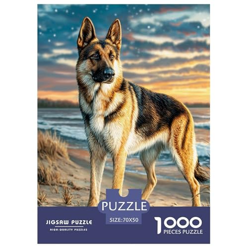 Cute Pet Dog 1000-teiliges Pet Puzzle Für Die Ganze Familie Geschicklichkeitsspiel DIY Herausfordernde 70x50cm/1000pcs von RYVABXYAK