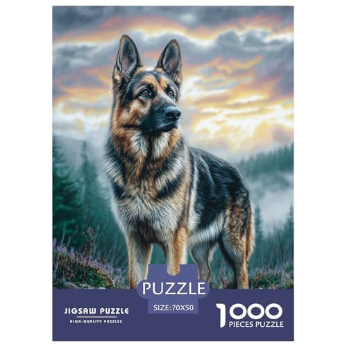 Cute Pet Dog 1000-teiliges Pet Puzzle Für Die Ganze Familie Geschicklichkeitsspiel DIY Herausfordernde 70x50cm/1000pcs von RYVABXYAK
