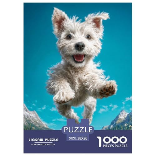 Cute Pet Dog 1000-teiliges Pet Puzzle Für Die Ganze Familie Geschicklichkeitsspiel Puzzlespiel Themen-Puzzle Mit 38x26cm/1000pcs Cute Pet Dog 1000-teiliges Pet Puzzle Für Die Ganze Familie Geschicklichkeitsspiel Puzzlespiel Themen-Puzzle Mit 38x26cm/1000pcs von RYVABXYAK