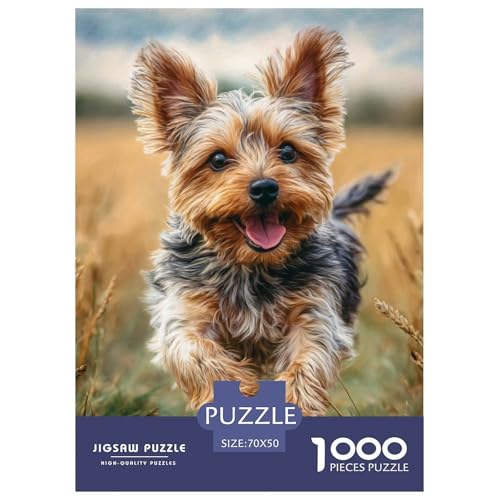 Cute Pet Dog 1000-teiliges Pet Puzzle Für Die Ganze Familie Geschicklichkeitsspiel Unmöglich Puzzles 70x50cm/1000pcs von RYVABXYAK