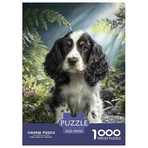 Cute Pet Dog 1000-teiliges Pet Puzzle Für Die Ganze Familie Geschicklichkeitsspiel Unmöglich Puzzles 70x50cm/1000pcs von RYVABXYAK