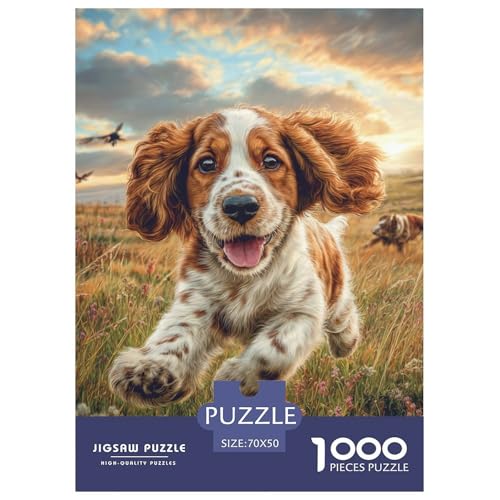 Cute Pet Dog 1000-teiliges Pet Puzzle Für Die Ganze Familie Geschicklichkeitsspiel Unmöglich Puzzles 70x50cm/1000pcs von RYVABXYAK