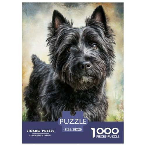 Cute Pet Dog 1000-teiliges Pet Puzzle Für Die Ganze Familie Klassische DIY Herausfordernde 38x26cm/1000pcs von RYVABXYAK