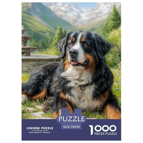 Cute Pet Dog 1000-teiliges Pet Puzzle Für Erwachsene Und Kinder Geschicklichkeitsspiel Anspruchsvolles Puzzle 70x50cm/1000pcs von RYVABXYAK
