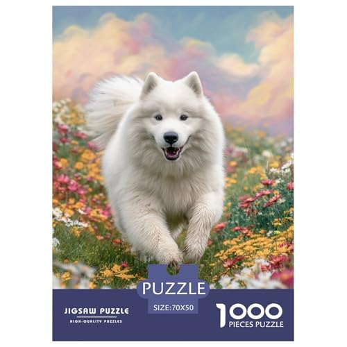 Cute Pet Dog 1000-teiliges Pet Puzzle Für Erwachsene Und Kinder Klassische Anspruchsvolles Puzzle 70x50cm/1000pcs von RYVABXYAK