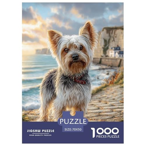 Cute Pet Dog 1000-teiliges Pet Puzzle Für Erwachsene Und Kinder Klassische Unmöglich Puzzles 70x50cm/1000pcs von RYVABXYAK