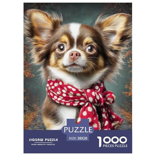 Cute Pet Dog 1000-teiliges Pet Puzzles Für Erwachsene Klassische DIY Herausfordernde 38x26cm/1000pcs Cute Pet Dog 1000-teiliges Pet Puzzles Für Erwachsene Klassische DIY Herausfordernde 38x26cm/1000pcs von RYVABXYAK