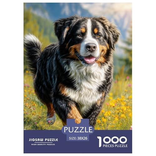 Cute Pet Dog 1000-teiliges Pet Puzzles Für Erwachsene Klassische Unmöglich Puzzles 38x26cm/1000pcs von RYVABXYAK