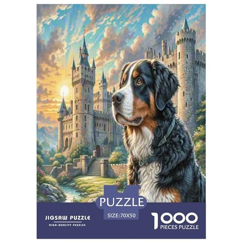 Dog 1000-teiliges Pet Puzzle Für Die Ganze Familie Geschicklichkeitsspiel DIY Herausfordernde 70x50cm/1000pcs von RYVABXYAK
