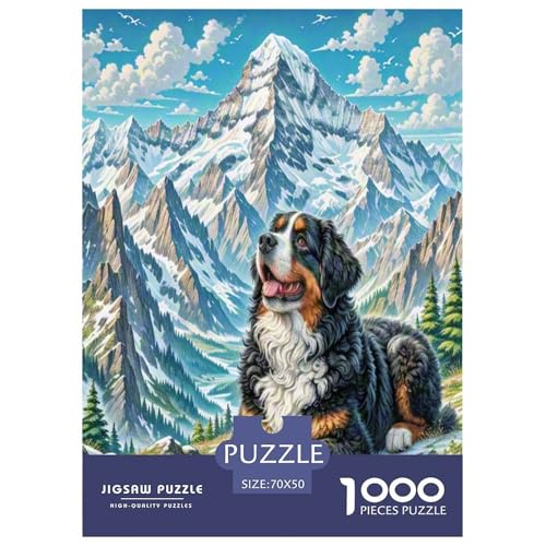 Dog 1000-teiliges Pet Puzzle Für Erwachsene Geschicklichkeitsspiel DIY Herausfordernde 70x50cm/1000pcs von RYVABXYAK