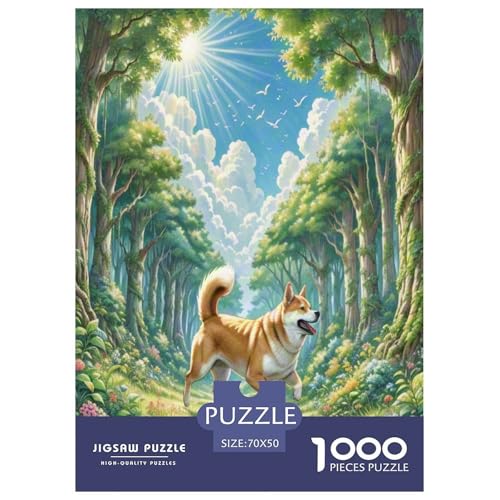 Dog 1000-teiliges Pet Puzzle Für Erwachsene Klassische Anspruchsvolles Puzzle 70x50cm/1000pcs Dog 1000-teiliges Pet Puzzle Für Erwachsene Klassische Anspruchsvolles Puzzle 70x50cm/1000pcs von RYVABXYAK