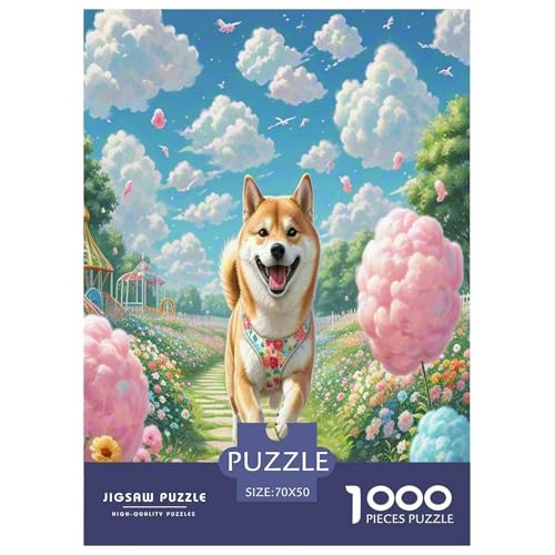 Dog 1000-teiliges Pet Puzzle Für Erwachsene Klassische Unmöglich Puzzles 70x50cm/1000pcs von RYVABXYAK
