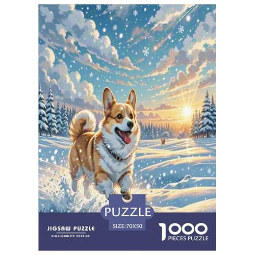 Dog 1000-teiliges Pet Puzzle Für Erwachsene Und Kinder Geschicklichkeitsspiel Anspruchsvolles Puzzle 70x50cm/1000pcs von RYVABXYAK