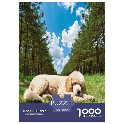 Dog 1000-teiliges Pet Puzzle Für Erwachsene Und Kinder Geschicklichkeitsspiel Unmöglich Puzzles 38x26cm/1000pcs von RYVABXYAK