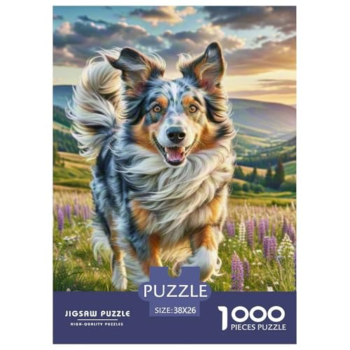 Finnish Spitz 1000-teiliges Pet Puzzle Familien Klassische Unmöglich Puzzles 38x26cm/1000pcs von RYVABXYAK