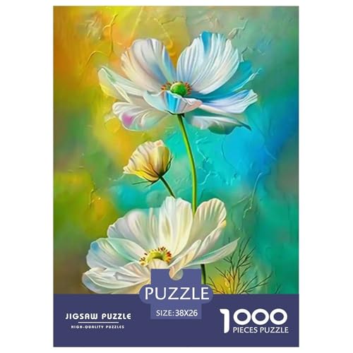 Flower 1000-teiliges Plant Puzzle Familien Geschicklichkeitsspiel DIY Herausfordernde 38x26cm/1000pcs von RYVABXYAK