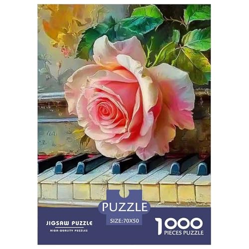 Flower 1000-teiliges Plant Puzzle Für Erwachsene Klassische DIY Herausfordernde 70x50cm/1000pcs von RYVABXYAK