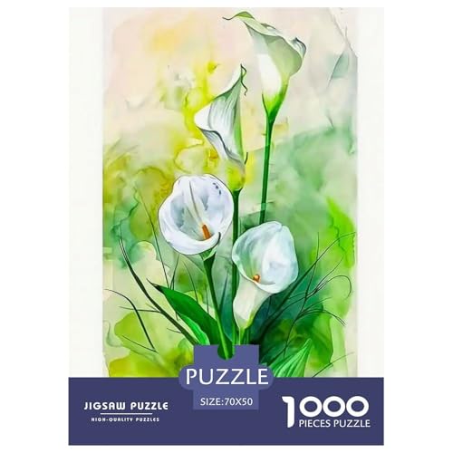 Flower 1000-teiliges Plant Puzzle Für Erwachsene Und Kinder Klassische Puzzlespiel Themen-Puzzle Mit 70x50cm/1000pcs von RYVABXYAK