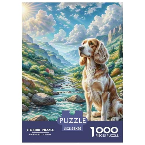 Greek Hound 1000-teiliges Pet Puzzle Familien Geschicklichkeitsspiel DIY Herausfordernde 38x26cm/1000pcs von RYVABXYAK